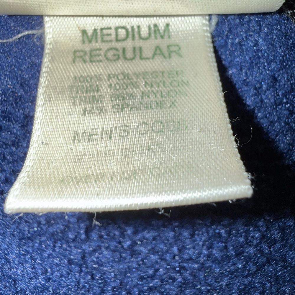 L.L. Bean Deep Blue Fleece Vest - Picture 3 of 4
